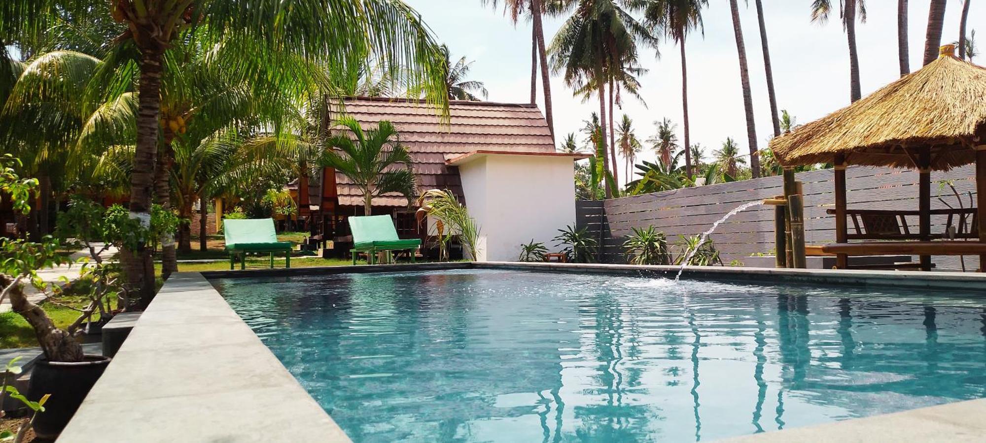 Pandan Bungalow Gili Air Exterior foto