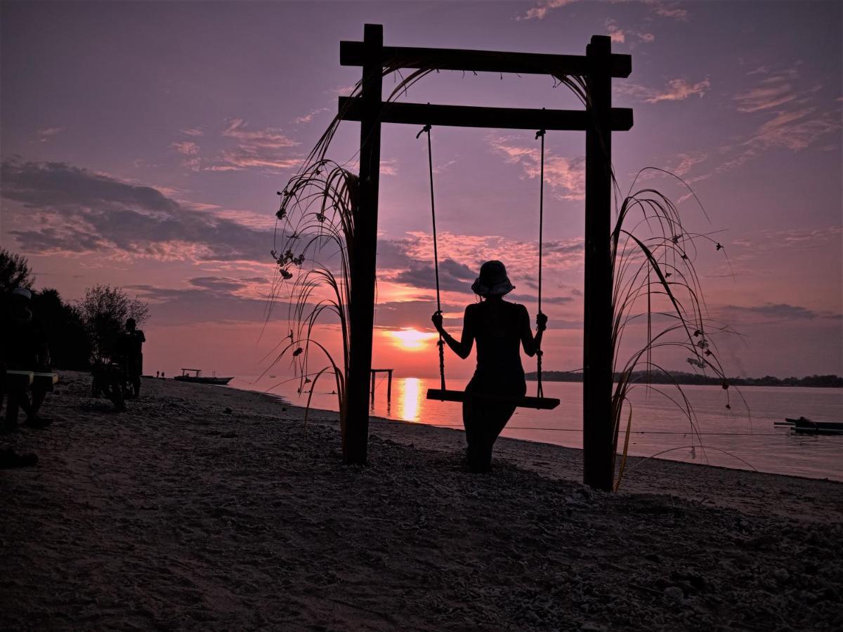 Pandan Bungalow Gili Air Exterior foto